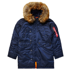 Парка Alpha Industries N-3B W Parka Rep. Blue (Синяя)