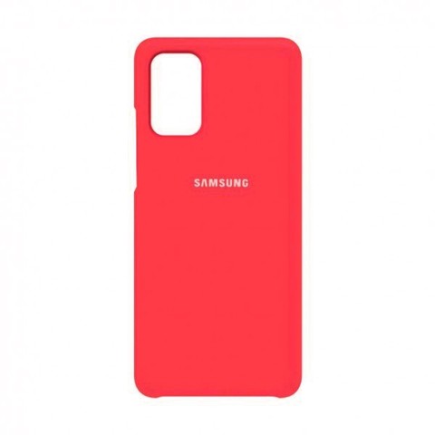 Силиконовый чехол Silicone Cover для Samsung Galaxy M31s (Светло-красный)