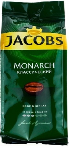 Кофе в зёрнах Jacobs Monarch Классический