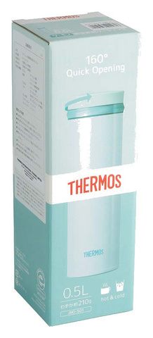 Термос Thermos JNO-501-MNT 0.5л. голубой картонная коробка (924643)