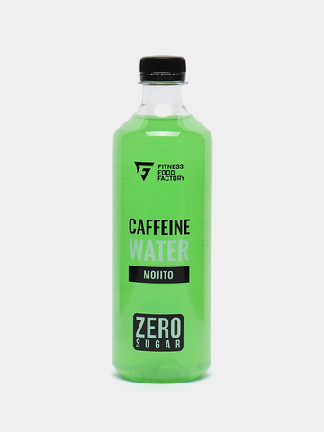 Напиток слабогазированный Caffein water, 0,5 л, Мохито, Fitness Food Factory