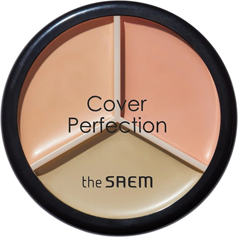 The Saem Cover Perfection Triple Pot Concealer  Консилер