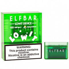 Elf Bar Lowit, 500 mAh, Зеленый