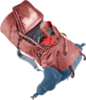 Картинка рюкзак туристический Deuter Aircontact X 60+15 SL Redwood-Ink - 5