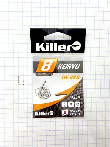 Крючок KILLER KEIRYU № 8 продажа от 10 шт.