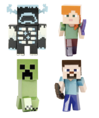 Набор Фигурок Minecraft Figures (4 Packs)