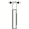 Клавиша смыва беспроводная Geberit Sigma 241.568.00.1