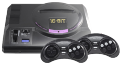 SEGA Retro Genesis HD Ultra + 150 игр (2 беспроводных 2.4ГГц джойстика, HDMI кабель)