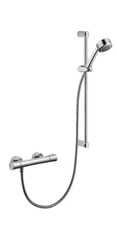 Термостат с душевым гарнитуром Kludi Zenta Shower-Duo 6057605-00