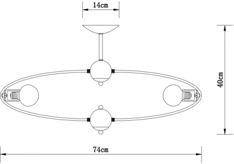 Потолочная люстра Arte Lamp GLASGOW A1963PL-8BK