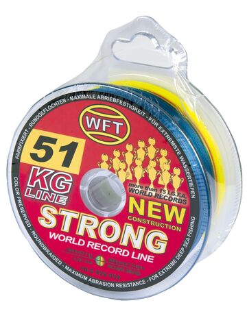 Леска плетёная WFT KG STRONG Multicolor 600 м, 0.32 мм