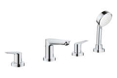 GROHE BauEdge 2512010A Смеситель для ванны на 4 отверстия, на край ванны, хром фото