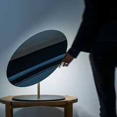 Настольный светильник - зеркало Calvino DAVIDE GROPPI