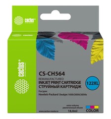 Картридж струйный Cactus CS-CH564 №122XL многоцветный (18мл) для HP DJ 1050, 2050, 2050s