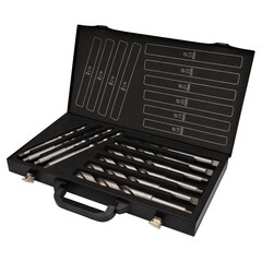 Набор сверл по металлу 14-23мм 10шт DIN345 HSSE-Co5 135° (к/х - хв.) H-Tools PRO 204001EHT