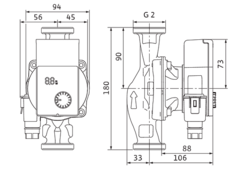 Циркуляционный насос Wilo YONOS PICO1.0 30/1-8 (4248091)