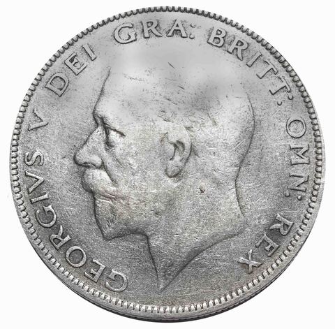 1/2 кроны 1933 год Великобритания (Георг V) Серебро. VF
