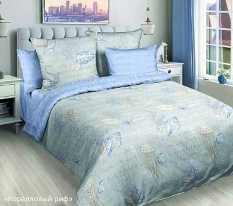 КПБ бязь Лидер Коралловый риф