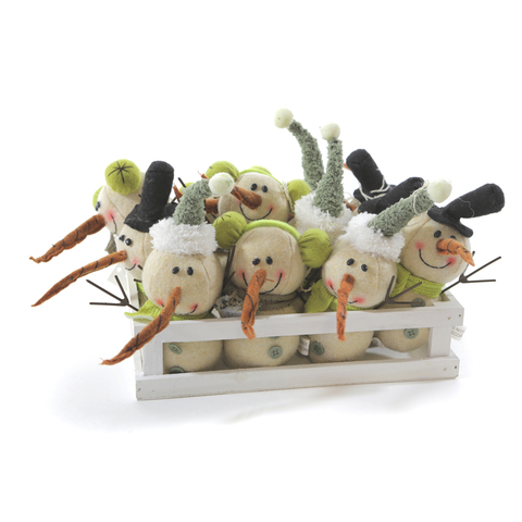 НАБОР СНЕГОВИКОВ 12 ШТ