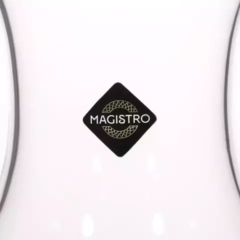 Декантер стеклянный с металлической крышкой Magistro «Богема», 1,5 л