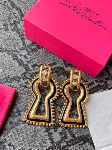 Серьги ключ Schiaparelli