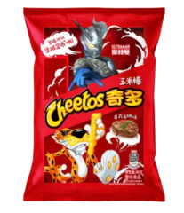Чипсы Cheetos Ultraman Crunchy со вкусом японского стейка