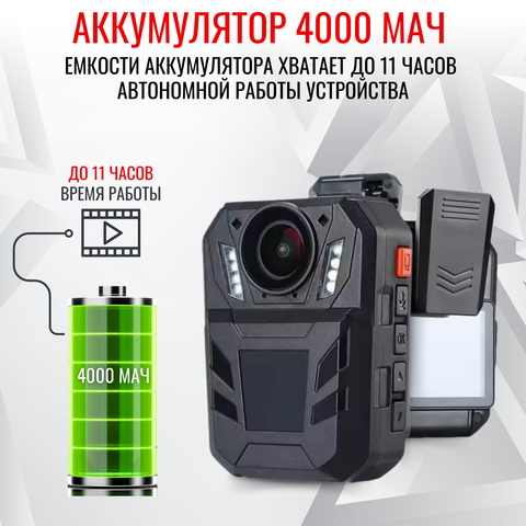 Персональный носимый видеорегистратор RIXET RX-7с (постановление 969)