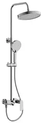 Душевая система тропический душ BELZ B24713 латунь, хром