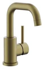 Смеситель для раковины BELZ B10810-5 нержавеющая сталь, брашированное золото