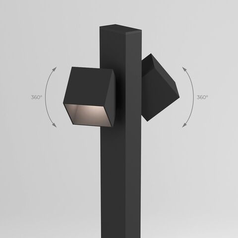Ландшафтный светодиодный светильник Elektrostandard Fjord 35195/F черный