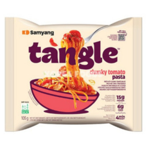 Лапша Самянг TANGLE Паста с густым томатным соусом 105г