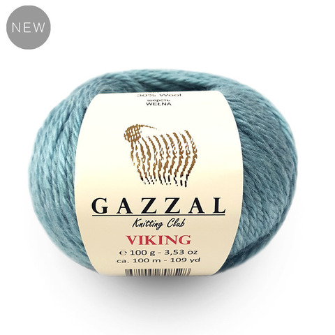 GAZZAL Viking цвета (30% шерсть, 70% акрил, 100гр/100м)