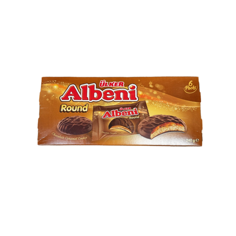 Альбени печенье с мол шок и карамелью 240гр