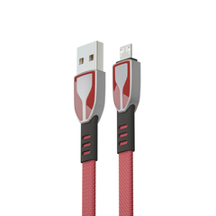 Кабель для зарядки BY Графика Micro USB, 1м, QC3.0, красный