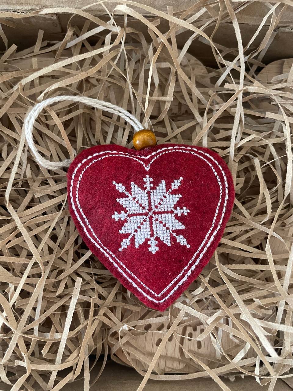 Сердце. Подвеска из фетра NYF-0125-Midi