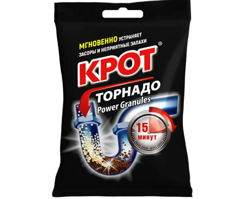 Средство Крот Торнадо гранулированный пакет 90г, шт