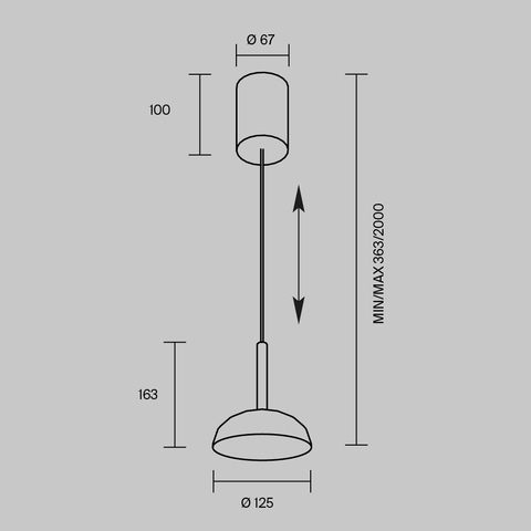 Подвесной светодиодный светильник Maytoni Vita MOD451PL-L8B3K