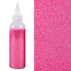 Глиттер Блестки/Порошок в банке, Ярко-розовый (Фуше), 80 г