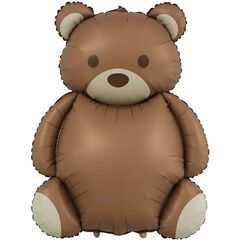 К Фигура, Медведь, Сатин, Коричневый, 35