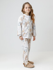 брюки  для девочки  КР 400885/бежевый 0403 Н086 к659