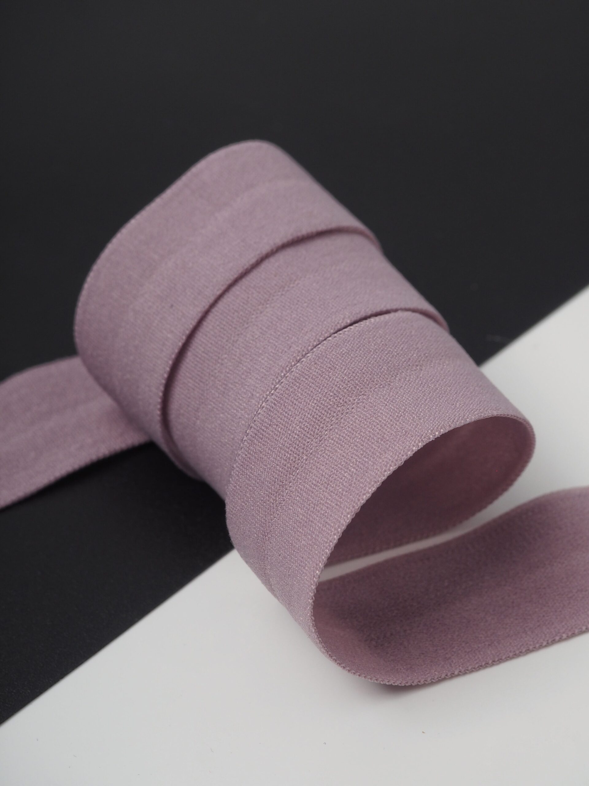 Бейка эластичная морской туман матовая ширина 20 мм