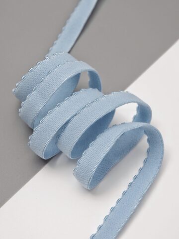 Резинка отделочная голубая ажурная ширина 10 мм с учетом фестона (светлее наших резинок)