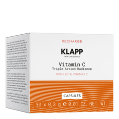 KLAPP Флюид для лица |Triple Radiance Vitamin C 20% Capsules (Капсулы), 30 х 0,3г