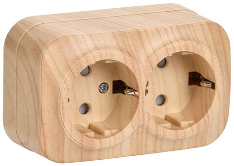 GLORY Роз. 2-я с з/к/ш о/у 16А РСш22-3-ХС сосна IEK