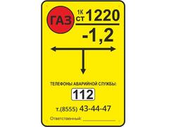 Табличка 140*210 мм, металл 0,8 мм двухсторонняя