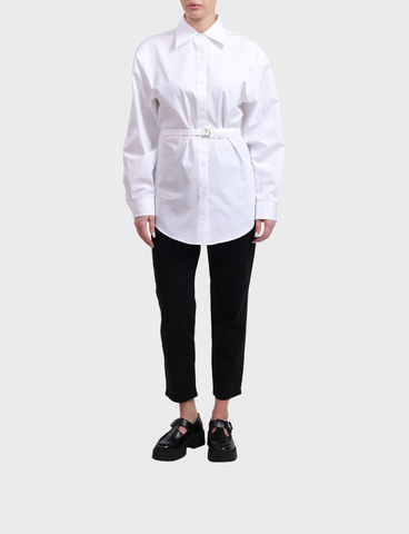 Рубашка с поясом HUGO Eyane