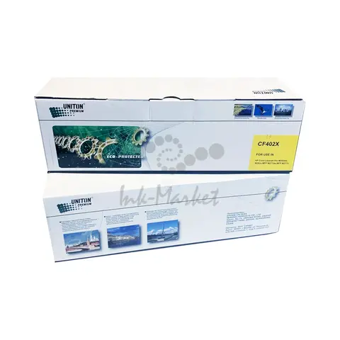 Совместимый картридж UNITON Premium CF402X (201X) для HP Color LJ M252/M277 желтый (2,3K) GREEN LINE (Eco Protected)
