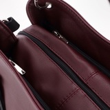 Сумка Саломея 264 наппа бордо + черный