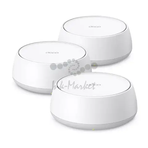 Mesh-система TP-Link Deco BE22 Wi-Fi 7 BE3600, 2,4/5 ГГц, до 3570 Мбит/с, WAN/LAN 2x1Гбит/с, встроенные антенны (3-Pack)