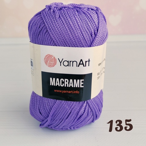 YARNART MACRAME 135, Сирень